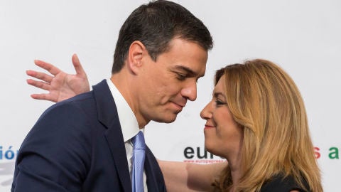 Susana D&iacute;az y Pedro S&aacute;nchez
