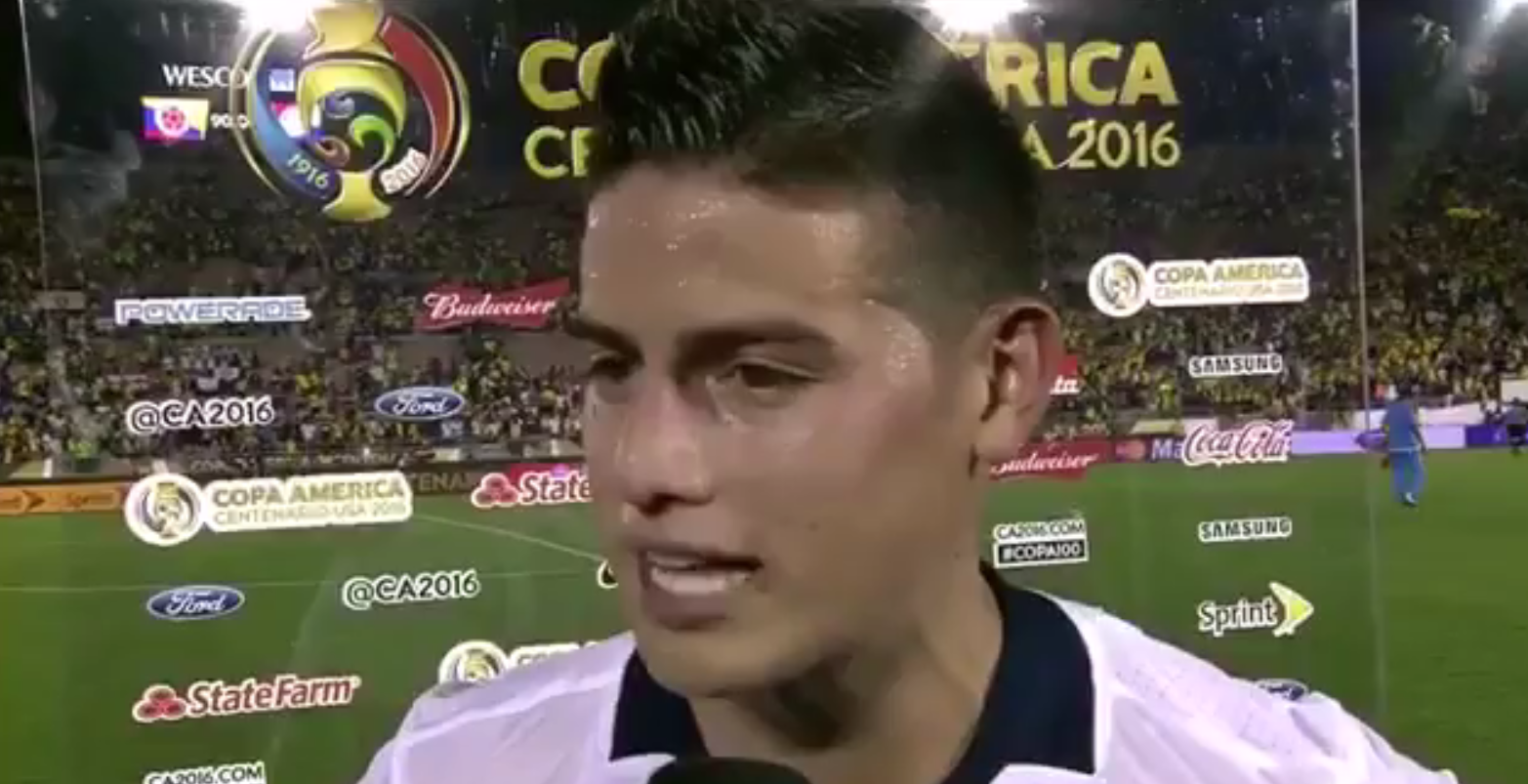James Rodríguez: "Yo aquí juego hasta cojo" James Rodríguez: "Yo aquí juego hasta cojo"