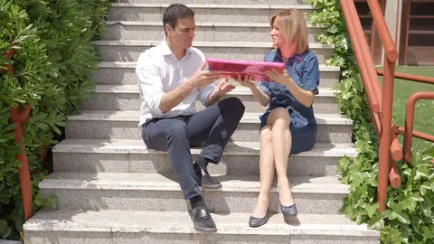 Pedro Sánchez y Susanna Griso Pedro Sánchez y Susanna Griso