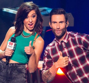 Christina Grimmie y Adam Levine Christina Grimmie y Adam Levine