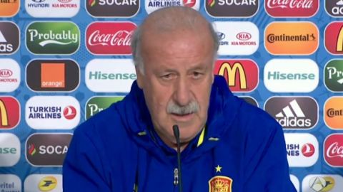 Vicente del Bosque, en rueda de prensa