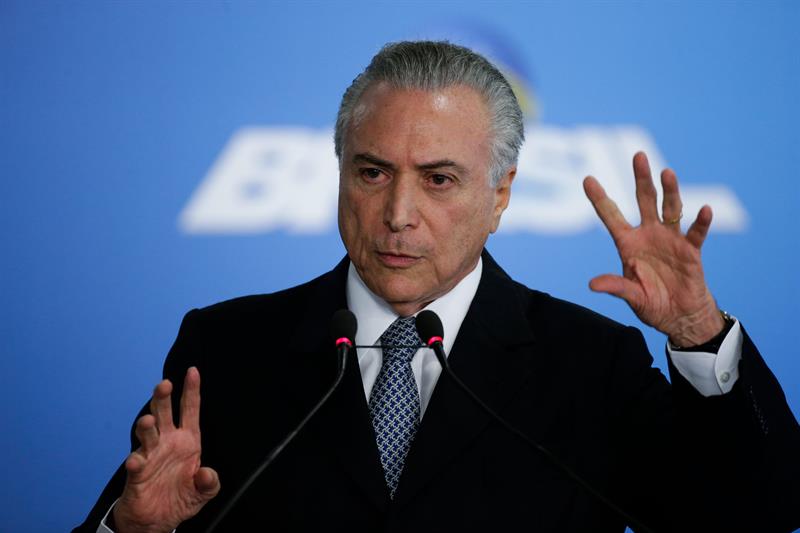 Temer rechaza renunciar a la presidencia brasileña y dice que demostrará su inocencia Temer rechaza renunciar a la presidencia brasileña y dice que demostrará su inocencia