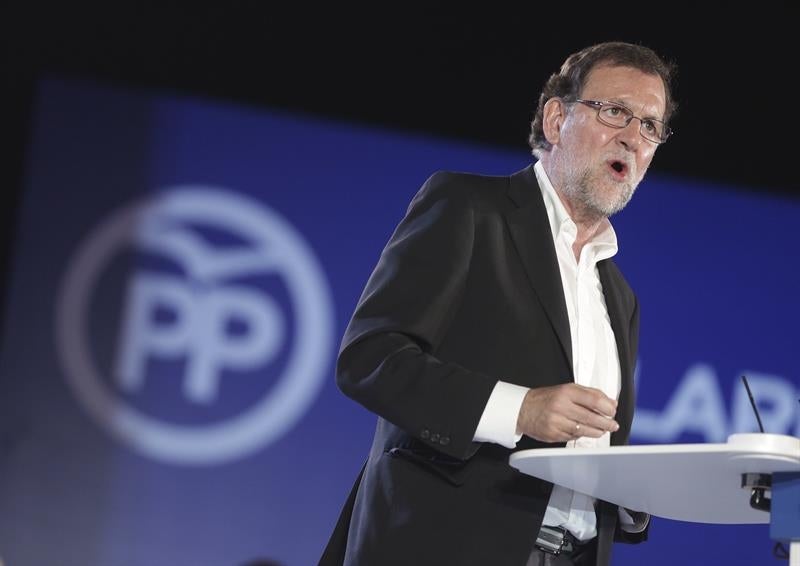Rajoy en Pontevedra: "ya he recuperado las gafas después de la última vez" Rajoy en Pontevedra: "ya he recuperado las gafas después de la última vez"