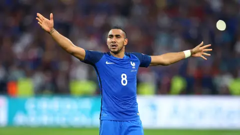 Dimitri Payet, atacante de Francia Dimitri Payet, atacante de Francia