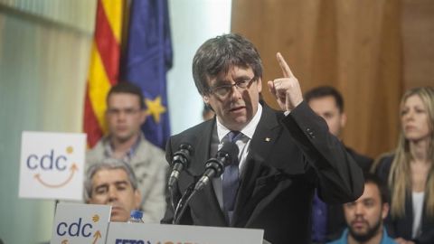 El presidente de la Generalitat, Carles Puigdemont