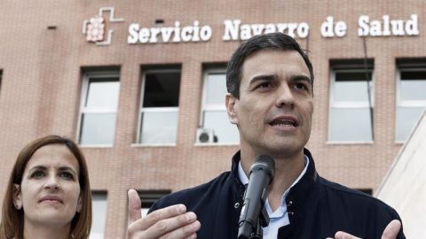 El candidato socialista a la Presidencia del Gobierno, Pedro S&aacute;nchez