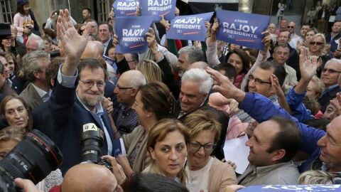 El l&iacute;der del PP, Mariano Rajoy