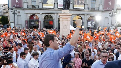 Albert Rivera en el cierre de campa&ntilde;a