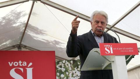 El expresidente del Gobierno, Felipe Gonz&aacute;lez