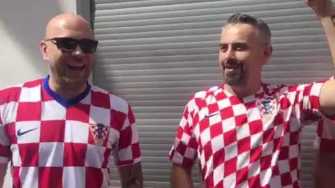 Aficionados de la selección croata Aficionados de la selección croata