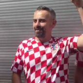 Aficionados de la selección croata
