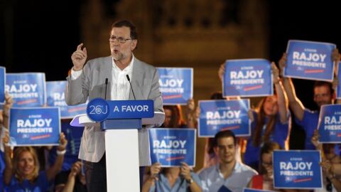 Mariano Rajoy en el cierre de campa&ntilde;a