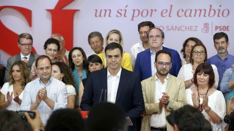 El secretario general del PSOE, Pedro S&aacute;nchez