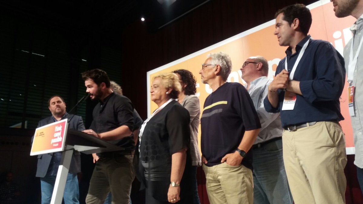 Gabriel Rufián: "Cataluña es el único país que vota de forma diferente" Gabriel Rufián: "Cataluña es el único país que vota de forma diferente"