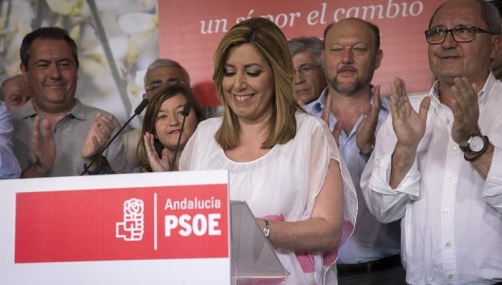 La presidenta de la Junta de Andalucía, Susana Díaz