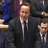 David Cameron en el Parlamento británico