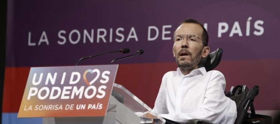 El secretario de Organización de Podemos, Pablo Echenique El secretario de Organización de Podemos, Pablo Echenique