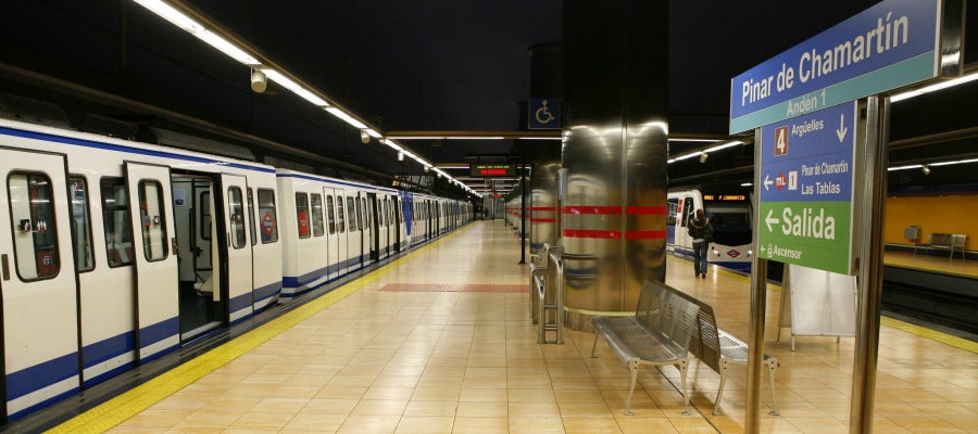 Una estación de la línea 1 del Metro de Madrid Una estación de la línea 1 del Metro de Madrid