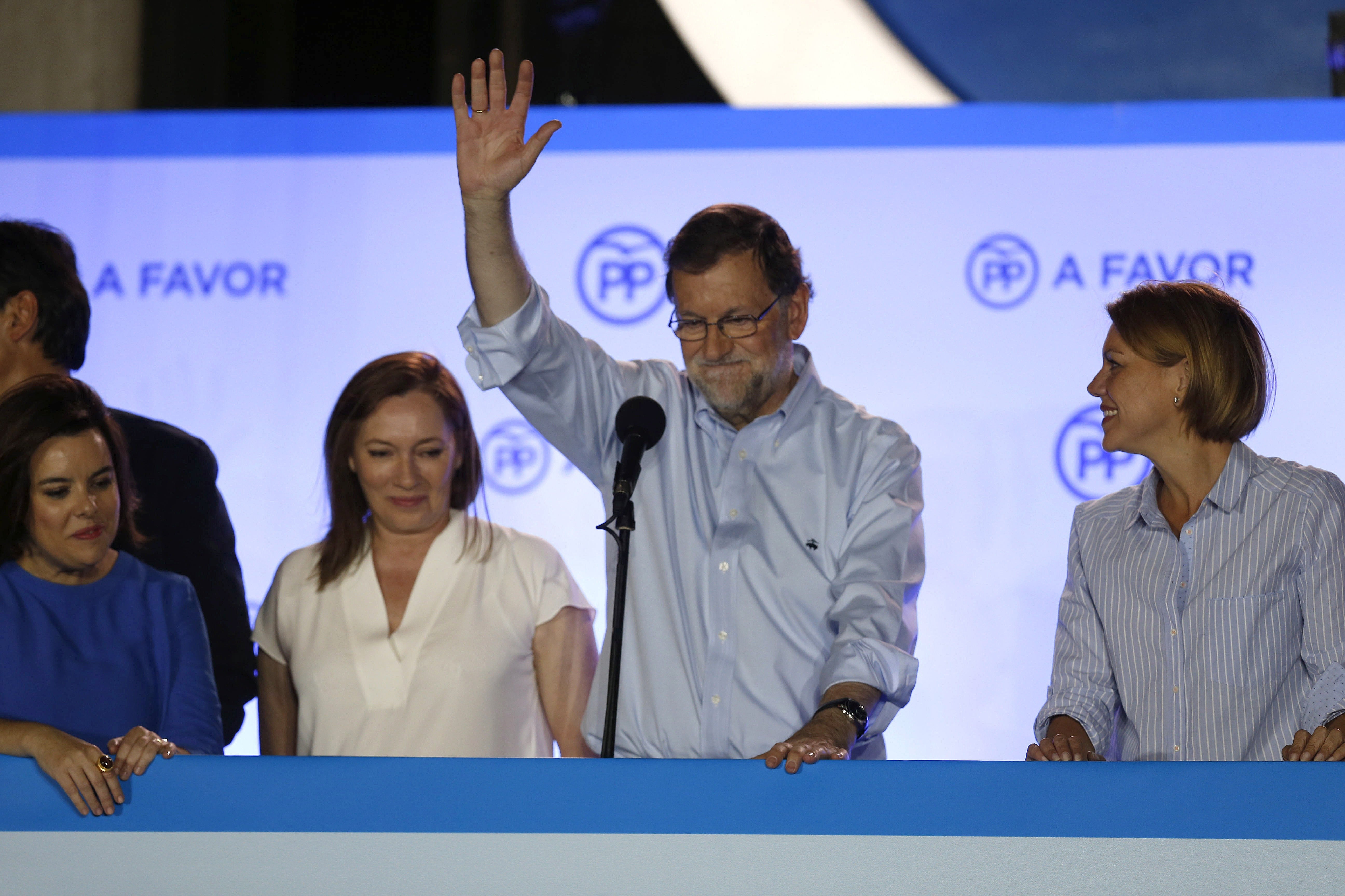 Mariano Rajoy: "Habéis ganado las elecciones porque habéis tenido fe en la victoria" Mariano Rajoy: "Habéis ganado las elecciones porque habéis tenido fe en la victoria"