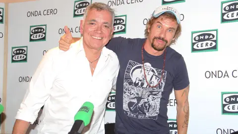 Macaco con Juan Ramón Lucas Macaco durante una entrevista con Juan Ramón Lucas en Más de uno