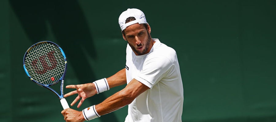 Feliciano López en Wimbledon Feliciano López en Wimbledon
