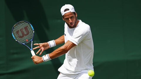 Feliciano L&oacute;pez en Wimbledon