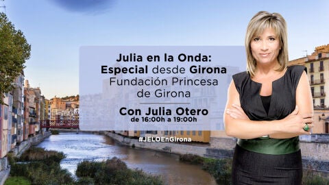 Julia en la onda desde la Fundaci&oacute;n Princesa de Girona