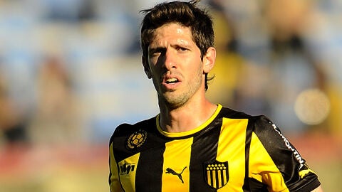 Nicolini en su etapa con el Pe&ntilde;arol de Montevideo