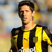Nicolini en su etapa con el Peñarol de Montevideo