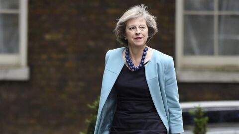 La ministra del Interior, Theresa May