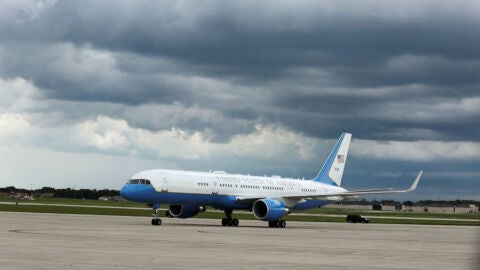 La base a&eacute;rea de Andrews, desde donde despega el Air Force One