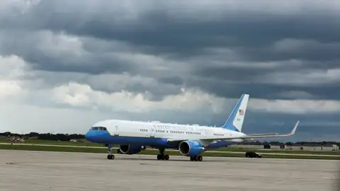 La base aérea de Andrews, desde donde despega el Air Force One La base aérea de Andrews, desde donde despega el Air Force One