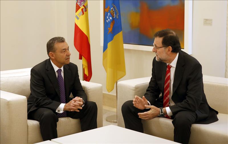 Rajoy inicia con Coalición Canaria su ronda de contactos para formar Gobierno Rajoy inicia con Coalición Canaria su ronda de contactos para formar Gobierno