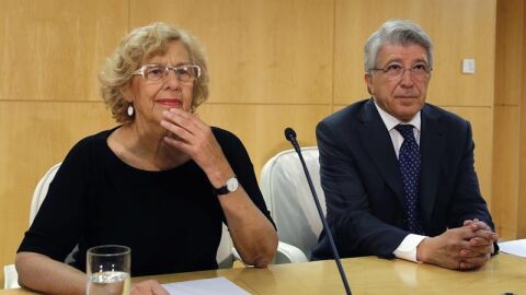 Manuela Carmena y Enrique Cerezo