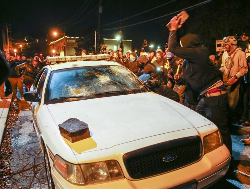 Protestas en EEUU tras la muerte de otro ciudadano negro en un control policial Protestas en EEUU tras la muerte de otro ciudadano negro en un control policial