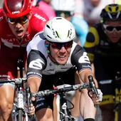 Cavendish, durante la etapa del Tour de Francia Cavendish, durante la etapa del Tour de Francia