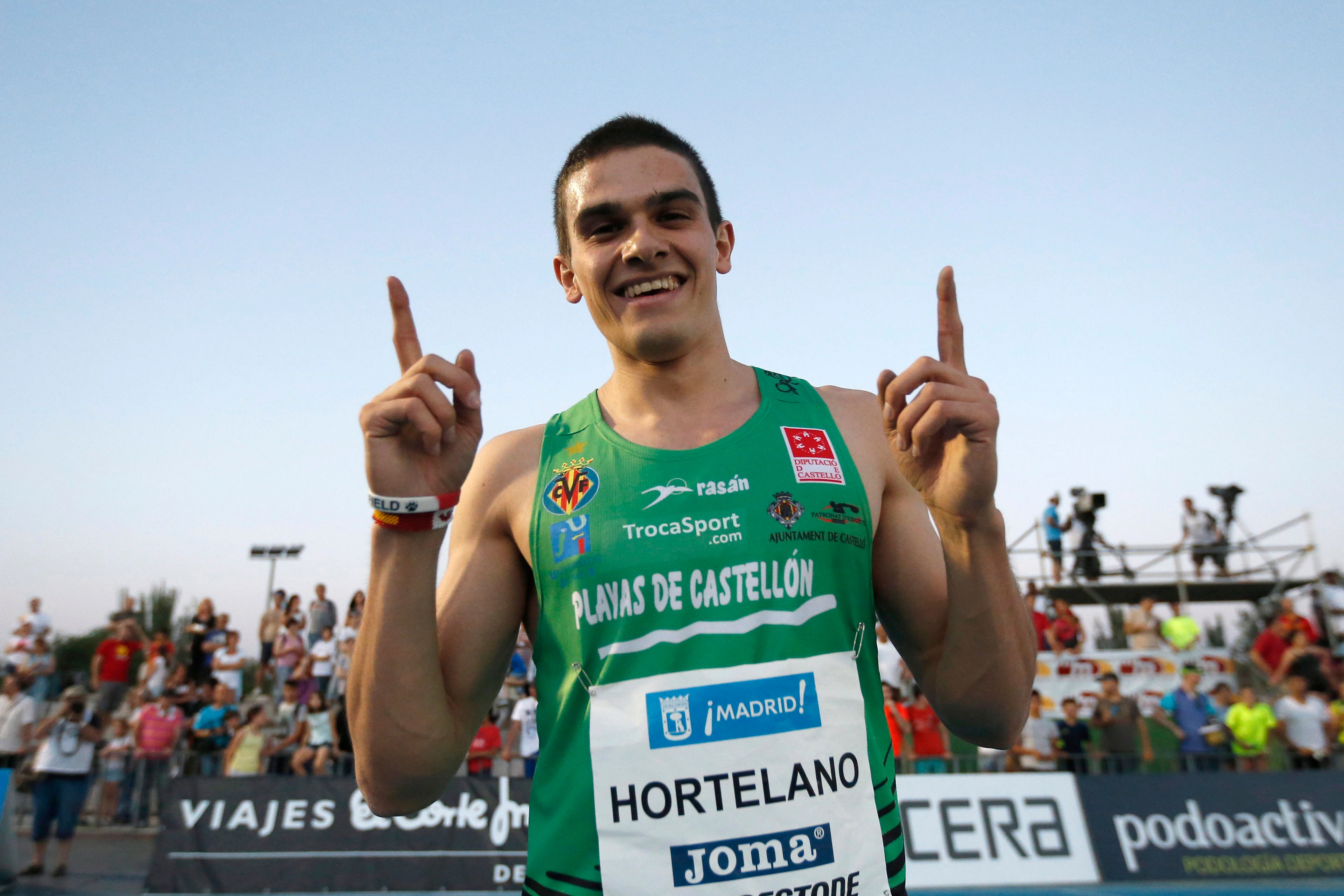 Bruno Hortelano, primer español que se mete en la final de 100 metros en un Europeo Bruno Hortelano, primer español que se mete en la final de 100 metros en un Europeo