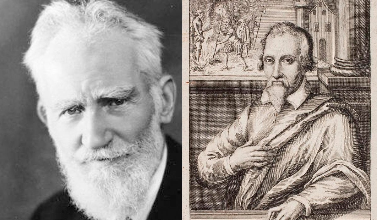 Los inspiradores: Miguel Servet y George Bernard Shaw Los inspiradores: Miguel Servet y George Bernard Shaw
