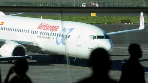 Un avi&oacute;n de Air Europa 