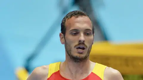 Toni Abadía durante una carrera Toni Abadía durante una carrera