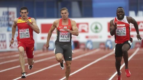 Bruno Hortelano en el Europeo de Amsterdam