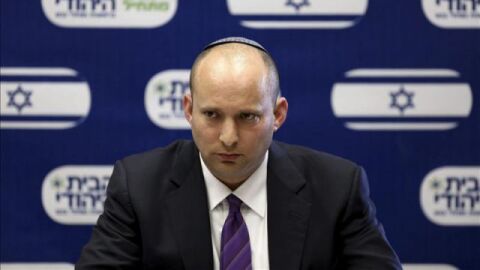El ministro de Educaci&oacute;n israel&iacute; y l&iacute;der del partido derechista Hogar Jud&iacute;o, Naftali Benet