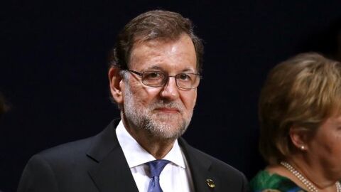  El presidente del Gobierno espa&ntilde;ol, Mariano Rajoy, durante la sesi&oacute;n plenaria del Consejo del Atl&aacute;ntico Norte