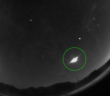 Una bola de fuego atraviesa España a 95.000 kilómetros por hora Una bola de fuego atraviesa España a 95.000 kilómetros por hora