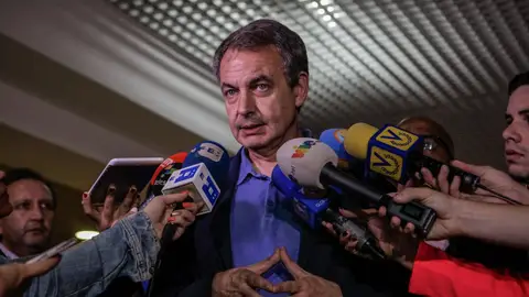 José Luis Rodríguez Zapatero a su llegada a Caracas José Luis Rodríguez Zapatero a su llegada a Caracas