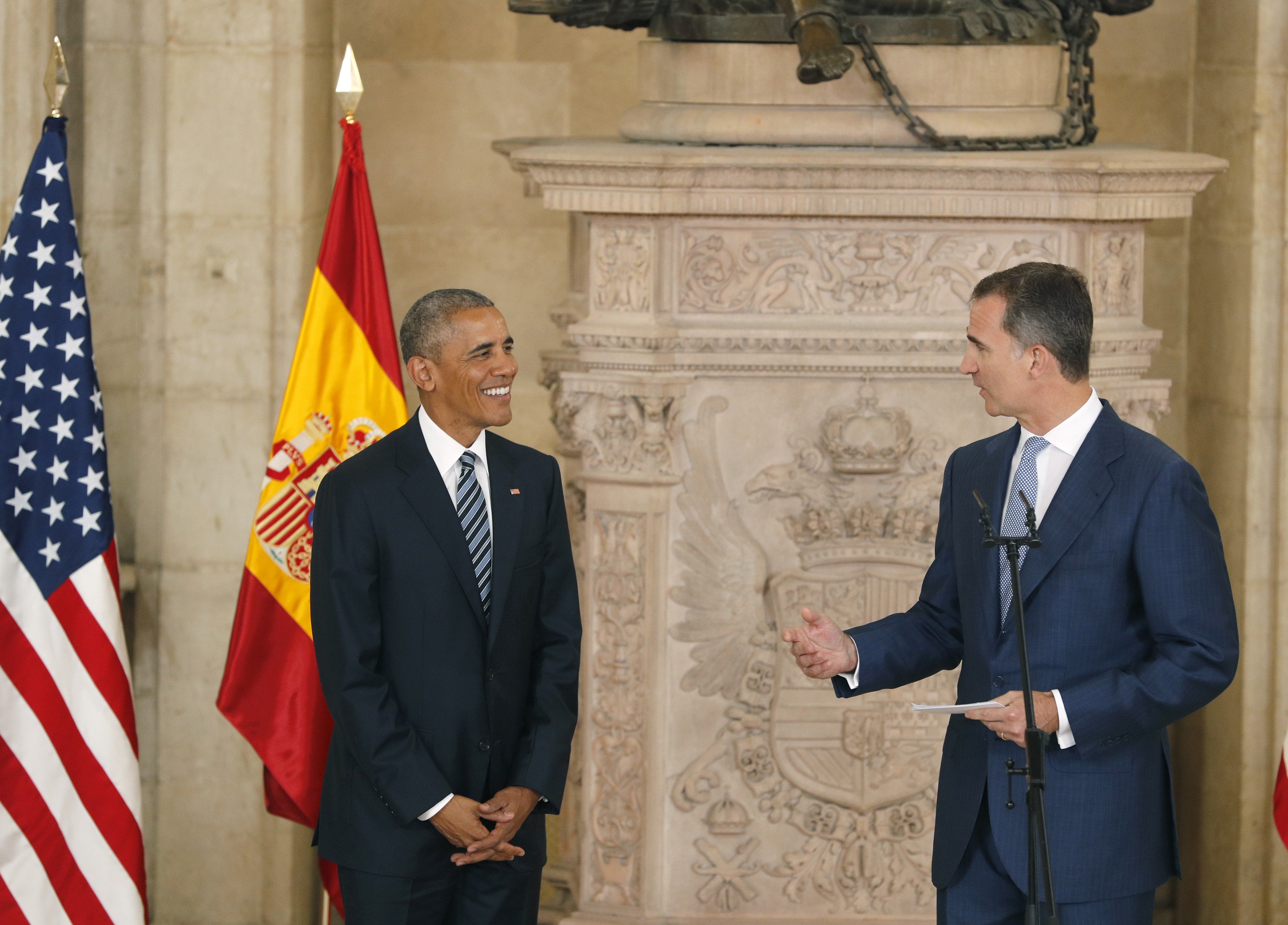 Obama: "Es importante venir para demostrar la gran alianza que existe entre España y EEUU" Obama: "Es importante venir para demostrar la gran alianza que existe entre España y EEUU"