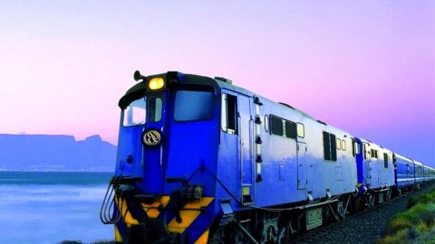 Tren durante un recorrido