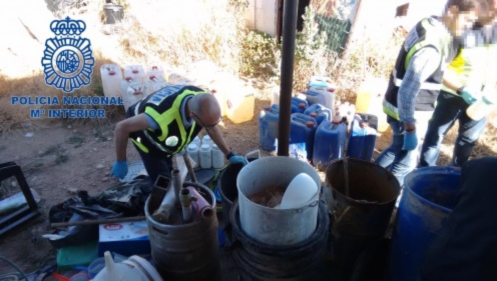 Desmantelado un laboratorio de cocaína