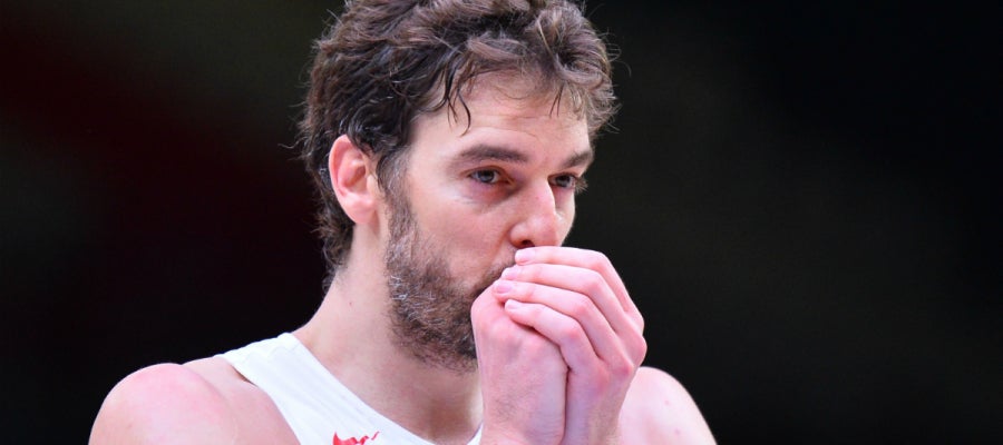 Pau Gasol, con España Pau Gasol, con España