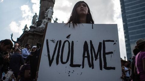 Protesta contra las agresiones sexuales en M&eacute;xico